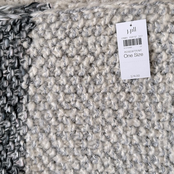 J Jill pure Jill Rosewater Multi Scarf NWT - Picture 4 of 5